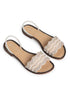 Sandalia Plana Brillos Multicolor 1066
